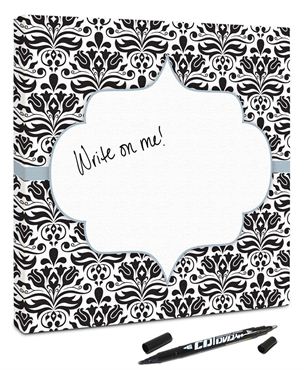 Picture of Damask- Black/White/Blue