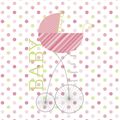 Picture of Baby Carriage Pink - Personalized