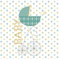 Picture of Baby Carriage Teal - Personalized