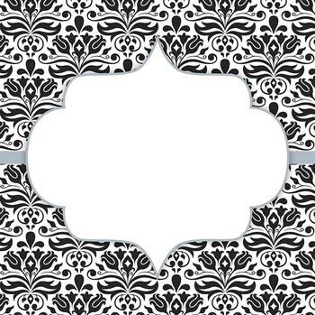 Picture of Damask Black  - Personalized