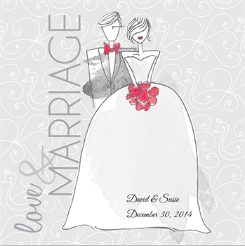 Picture of Wedding Couple - Personalized