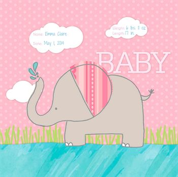 Picture of Baby Elephant - Personalized