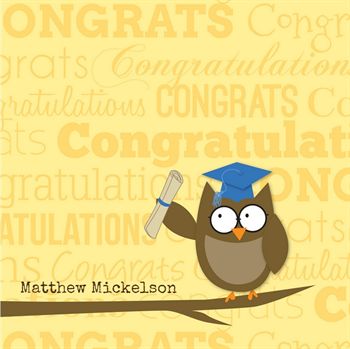 Picture of Graduation Owl - Personalized
