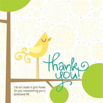Picture of Thank you Bird - Personalized