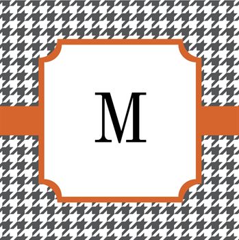 Picture of Houndstooth Monogram