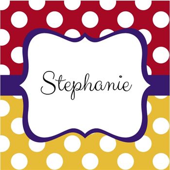 Picture of Whimsical Dots Monogram